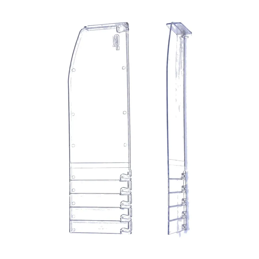 Clear moulded panel